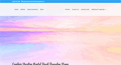 Desktop Screenshot of cambriabeachbungalow.com